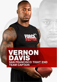 Vernon Davis, Captain of the San Francisco 49ers and one of the NFLs 