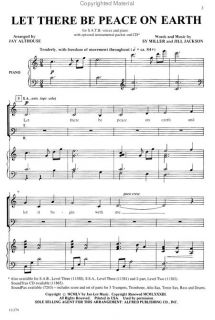 Look inside Let There Be Peace on Earth   Sheet Music Plus