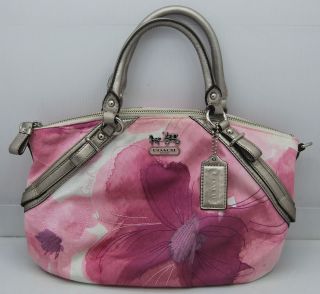 Coach Floral Print Sophia Satchel Handbag Purse Madison 17002 Buy it 