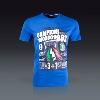 PUMA FIGC Italy Graphic T Shirt  SOCCER