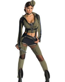   Punch Amber Army Military Cosplay Movie Womens Halloween Costume XS L