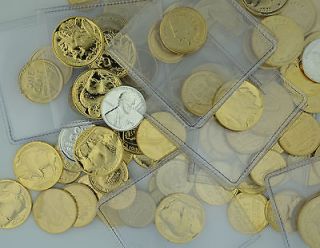    15 COINS LIBERTY INDIAN BUFFALO + SILVER & GOLD CLAD + SCRAP BONUS