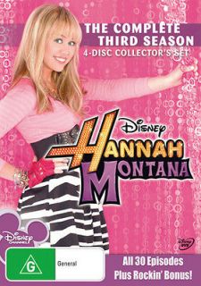 hannah montana season 3 in DVDs & Blu ray Discs