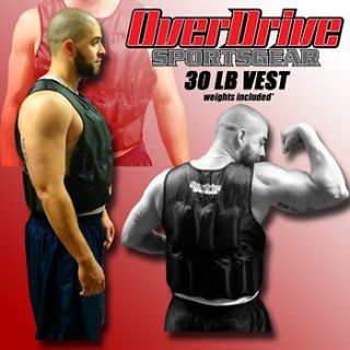 30 LB Weighted Training Fitness Exercise Weight Vest