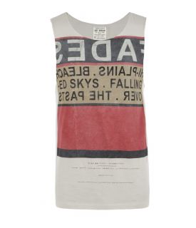 Fading Raw Tank, Men, Graphic T Shirts, AllSaints Spitalfields