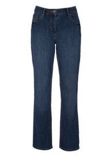 Home Womens Jeans Mid Wash Slim Leg Jeans