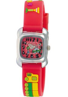 Activa SV641 004 Watches,Juniors Car Design Watermelon Rubber 