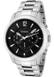 Fossil FS4532 Watches,Mens Chronograph Black Dial Stainless Steel 