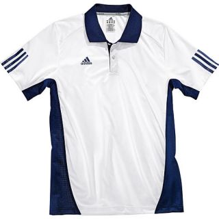 Adidas Herren Tennispoloshirt Barricade Team, weiß/blau weiß/blau 