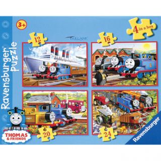 Thomas 4 In a Box Tell A Story Jigsaw Puzzle   Toys R Us   Jigsaws 