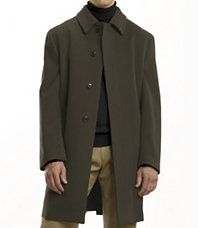 Merino Wool Topcoat Three Quarter Length  Sizes 44 52