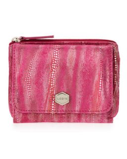 Tri Fold Wallet, Fuchsia   