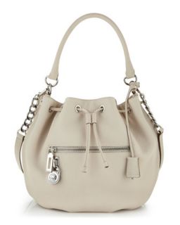 Know Drawstring Shoulder Bag, Vanilla   