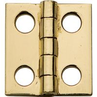 Narrow Miniature Solid Brass Hinges with Non Removable Pin   Rockler 