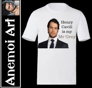 50 Shades of Grey book Henry Cavill stb is My Mr Grey T shirt gift 