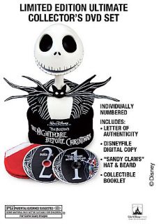 The Nightmare Before Christmas DVD, 2008, 2 Disc Set