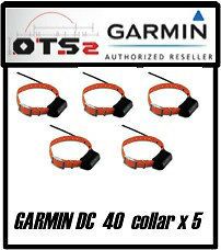 New Garmin Astro DC 40 GPS Dog Tracking Collar DC40 x 5