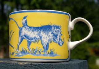 Boar Wild Pig Hog Impala Antelope Yellow Blue Coffee Mug Tea Cup Made 