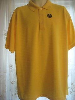 Champion Tour XL Mens Lemon Drop Yellow Golf Shirt Jersey Sun Guard 