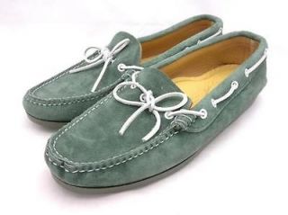 JCrew Mens Quoddy Suede Camp Moccasins 11.5 $230 green