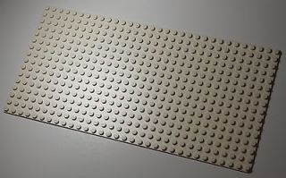 WHITE LEGO 16 x 32 BASE PLATE PLATFORM 5 x 10 SNOW ICE TUNDRA *SAME 