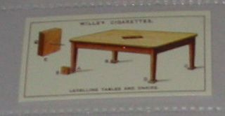 44 levelling tables and chairs household hints card r