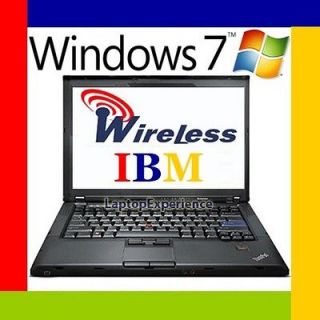 IBM LENOVO THINKPAD T400 WIN 7 CDRW DVD Core 2 Duo 2.26gh WiFi 