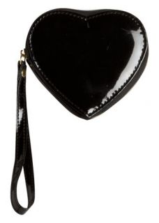 Home Womens Partywear Heart Purse In Black