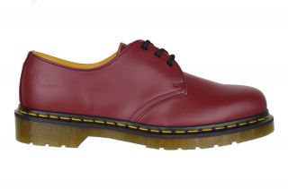 Dr Martens Mens Oxford Shoes 1461 Cherry Red Smooth 11838600 Sz 8 M