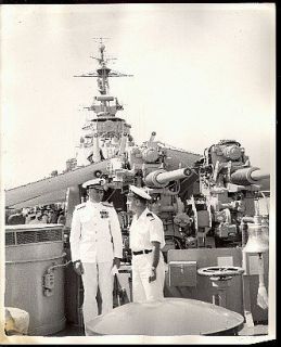 1956 Cruiser CA 123 USS Albany in Haifa Israel