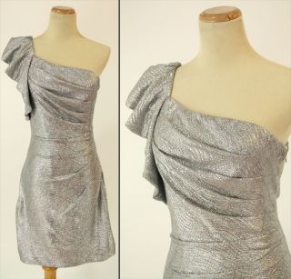 HAILEY LOGAN Silver $100 Shot Dress Evening Party Cocktail NWT Avail 