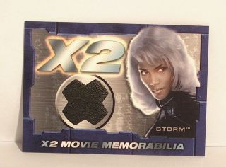 Storm Halle Berry X Men X2 2003 Topps Marvel movie memorabilia costume 