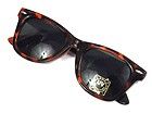 VINTAGE Tortoiseshell Brown Wayfarer Sunglasses NEW BNWT Retro 80s 