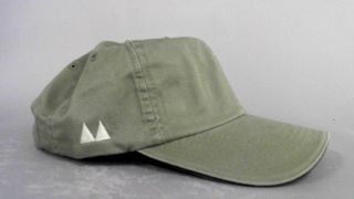 Greg Norman Golf Mens Cotton Adjustable Hat Green Logo Cap Designer 