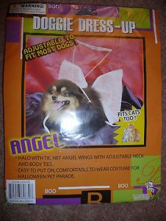 Angel Pet Costume for small dogs & cats   Adjustable, New Pet Dress Up