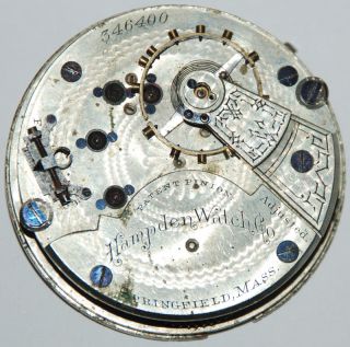 vintage hampden pocket watch in Antique