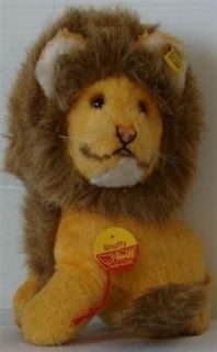 Vintage STEIFF 1970s Snuffy Lion 8 w/button & 3518/