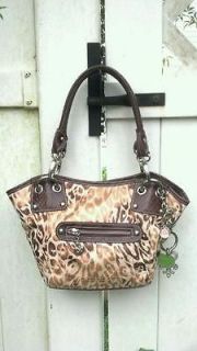 kathy van zeeland leopard handbag in Handbags & Purses