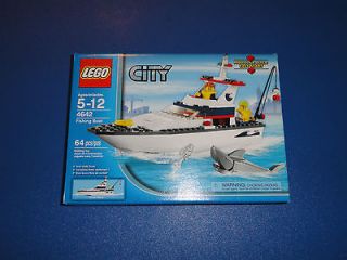 LEGO City Fishing Boat, Shark, Set #4642, NEW, 