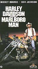 Harley Davidson and the Marlboro Man VHS, 1992