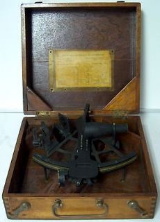 VINTAGE RUDOLF WENDEL U.S. MARITIME SEXTANT 1946