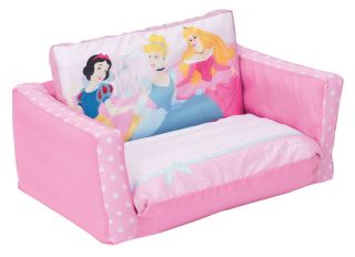 DISNEY Princess Flip Out Sofa Inflatable   Childrens Bedroom Chair 