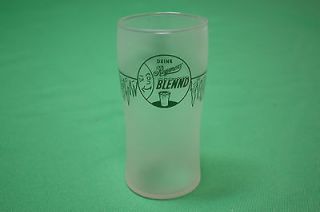 VINTAGE REYMERS SODA FOUNTAIN POP GLASS FROSTED MOON MAN