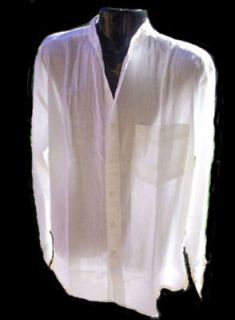 Grandpa shirtcheese clothwhite colour l/s.size M