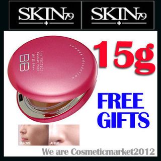 SKIN79 HOT PINK Sun Protect Beblesh BB Pact SPF30/PA++ 15g Free gifts