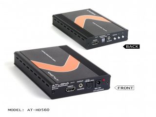 True NTSC/PAL HDMI +Audio Video Standards Signal Converter 1080p 