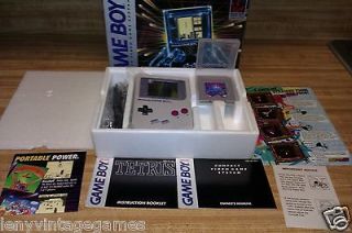 Nintendo Game Boy Gray Handheld System MIB Gray original gameboy