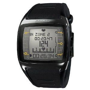Polar 90036405 FT60 Mens Heart Rate Monitor Watch (Black with White 