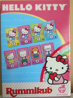 Hello Kitty Rummikub Kids Edition Game 2 4 Players Ages 4 and up NIB