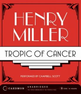 Tropic of Cancer by Henry Miller 2008, CD, Unabridged